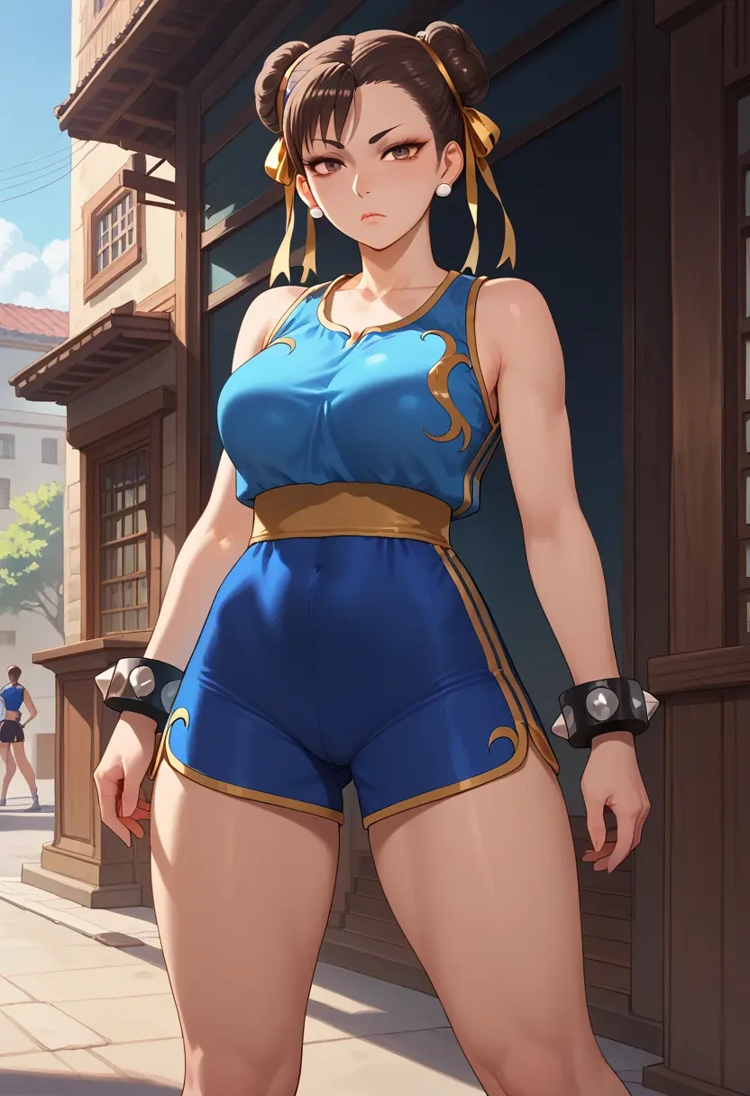 street_fighter,chun-li,athletic,shorts,sexy  - 