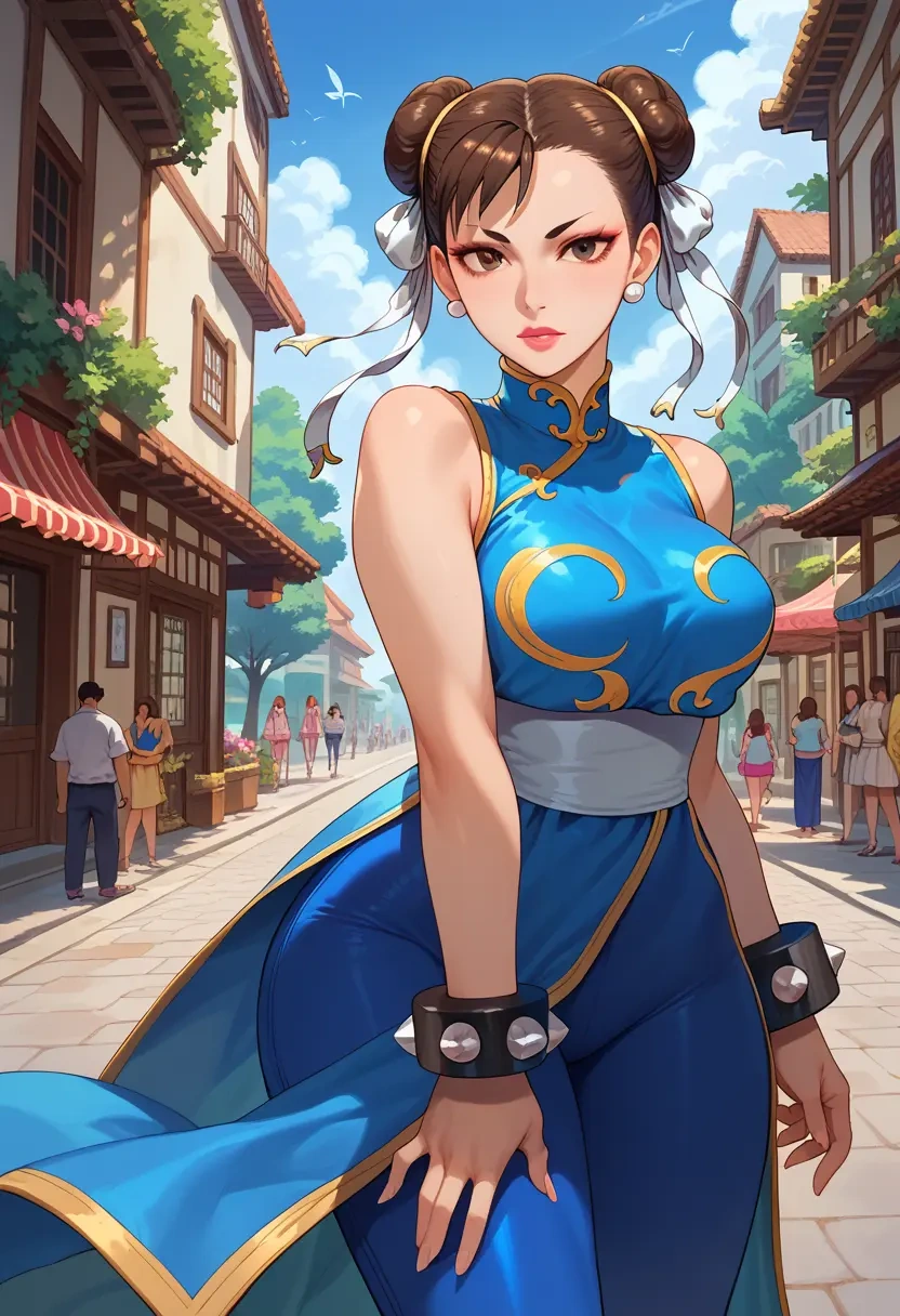 street_fighter,chun-li,pajamas  - 