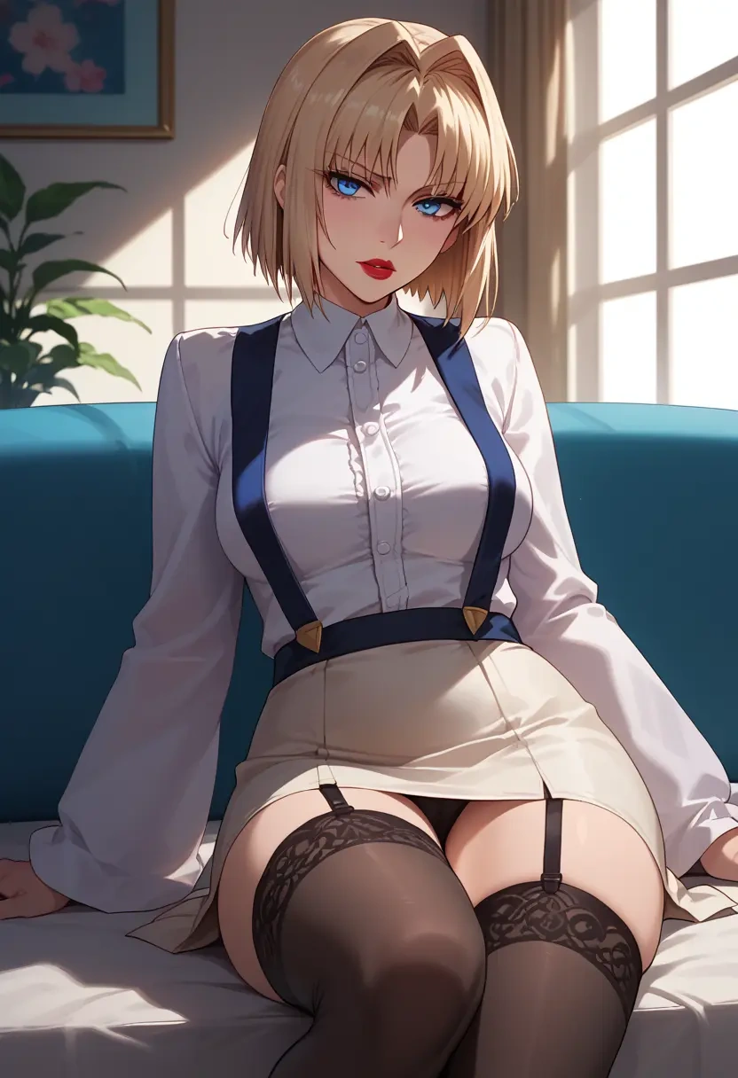 tsukihime,ciel_(tsukihime),secretary,stockings  - 