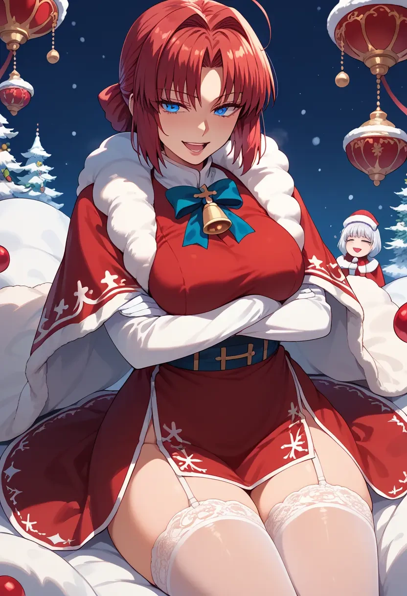 tsukihime,ciel_(tsukihime),Christmas,sexy, stockings,  - 