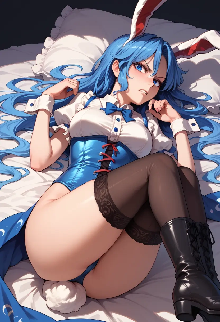 touhou,cirno,bunny girl  - 