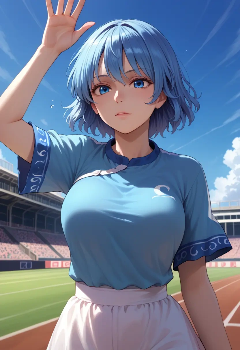 touhou,cirno,athletic  - 