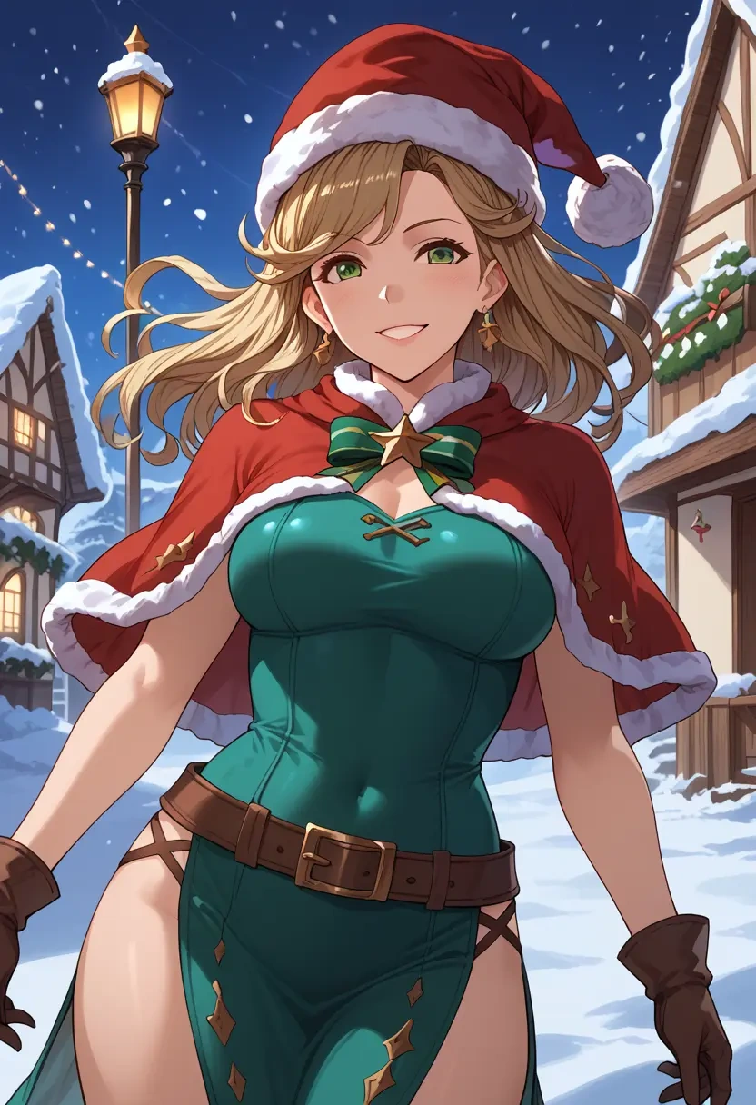 granblue_fantasy,clarisse_(granblue_fantasy),Christmas,dress  - 