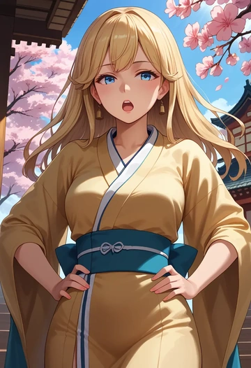 kantai_collection,colorado_(kancolle),kimono  - AI generated anime art