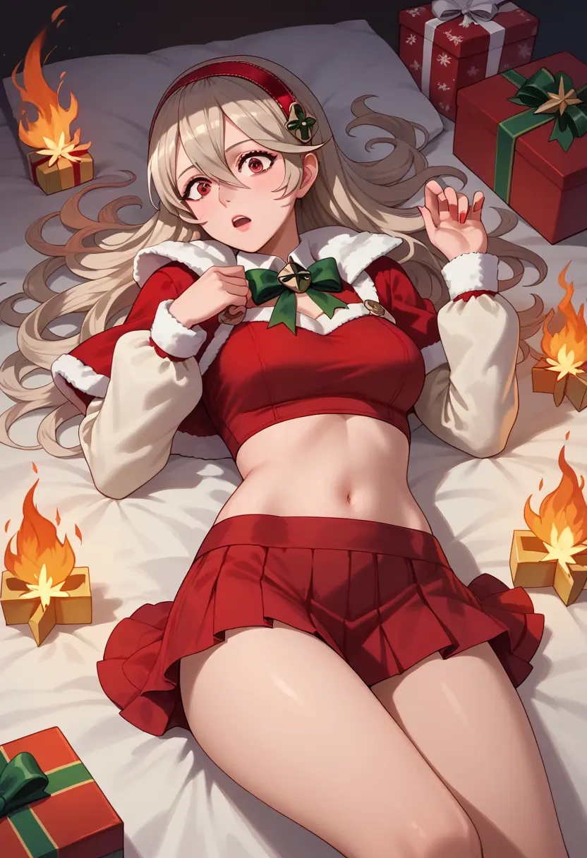 fire_emblem,corrin_(female)_(fire_emblem),Christmas,skirt  - 