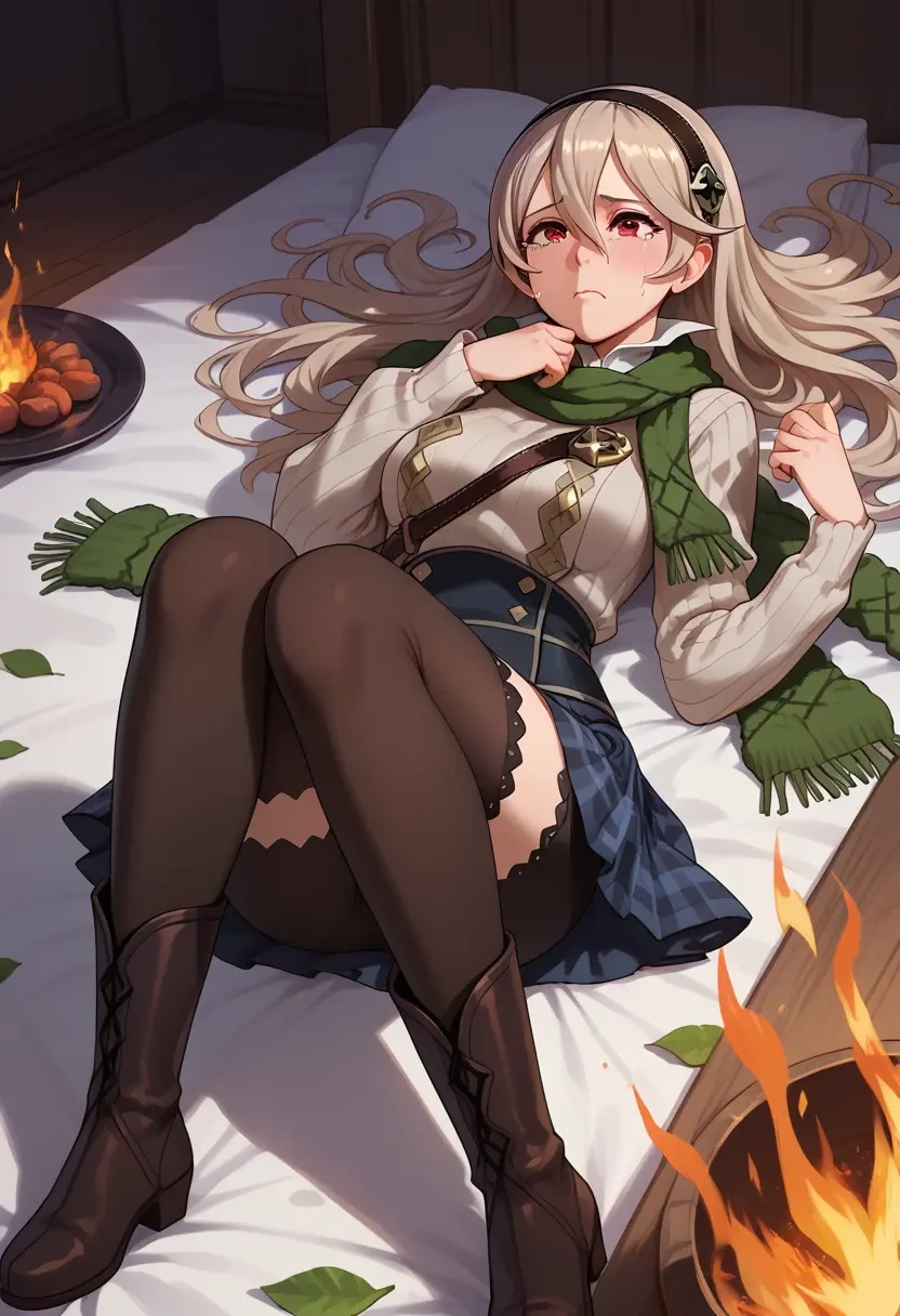 fire_emblem,corrin_(female)_(fire_emblem),winter,student uniform,fur-lined parka  - 