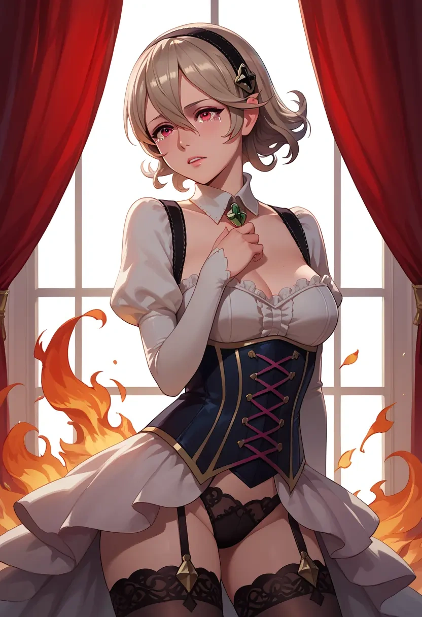 fire_emblem,corrin_(fire_emblem),Victorian-era,stockings,sexy  - 