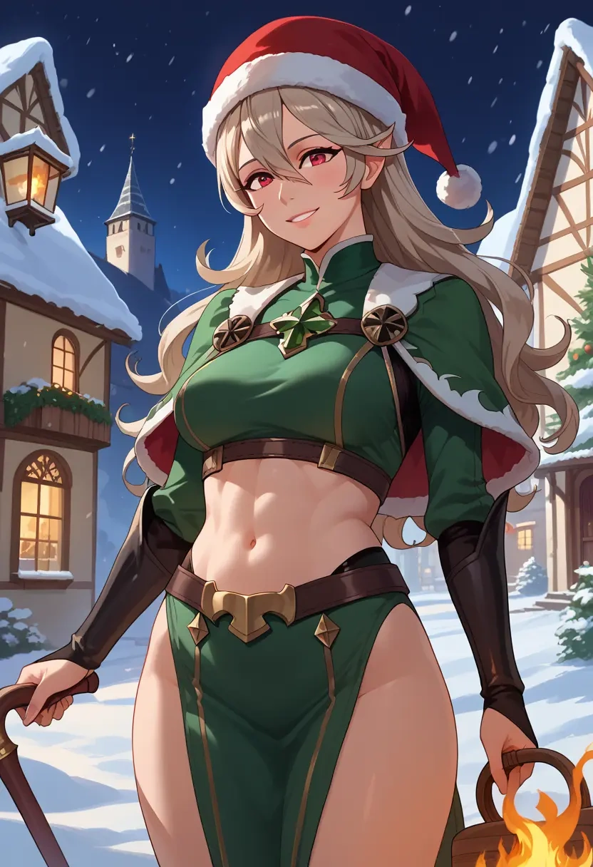 fire_emblem,corrin_(fire_emblem),Christmas,dress  - 