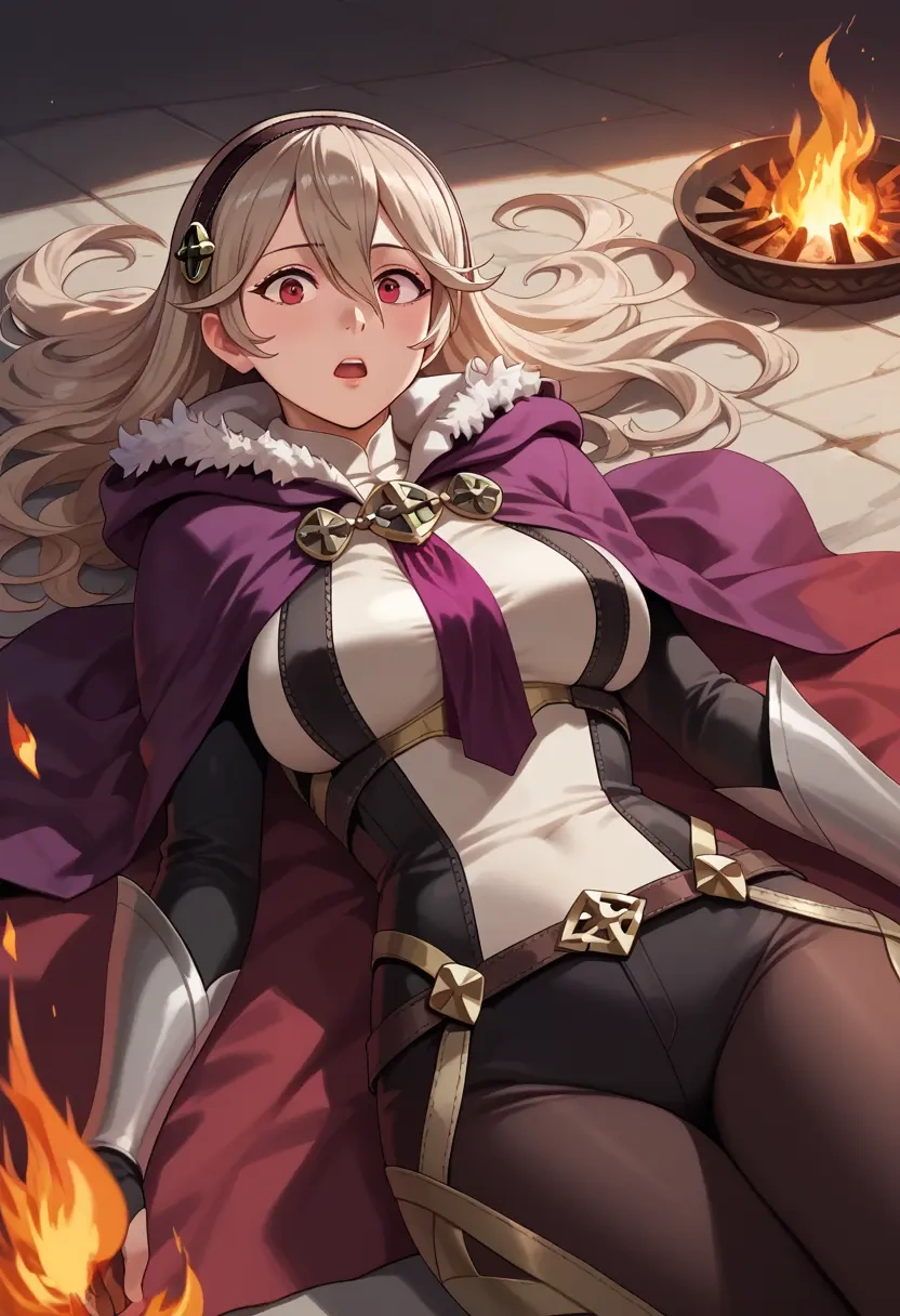 fire_emblem,corrin_(fire_emblem),cape,hooded,leather pants  - 