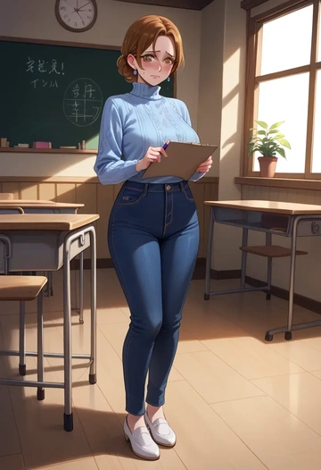 precure,cure_black,teacher  - AI generated anime art