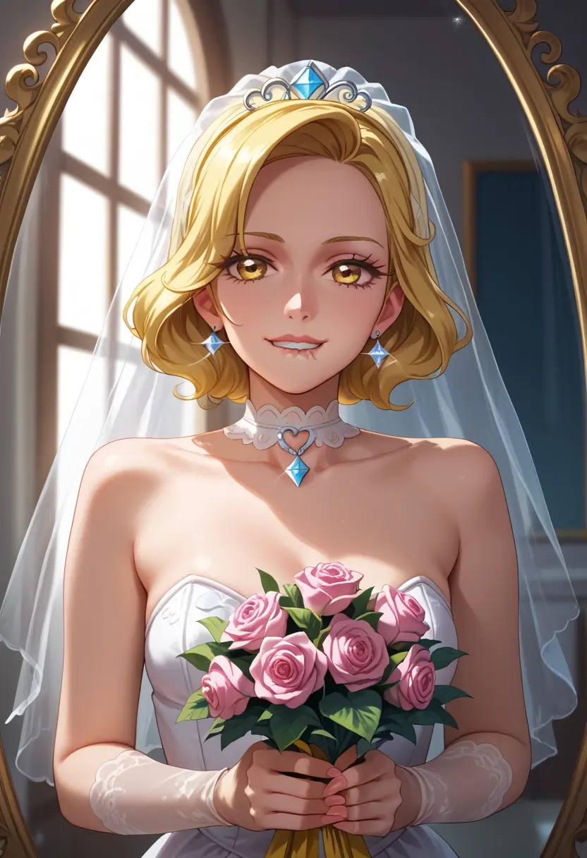 precure,cure_sunshine,wedding  - 