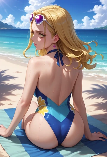 precure,cure_sunshine,swimsuit,sexy  - AI generated anime art