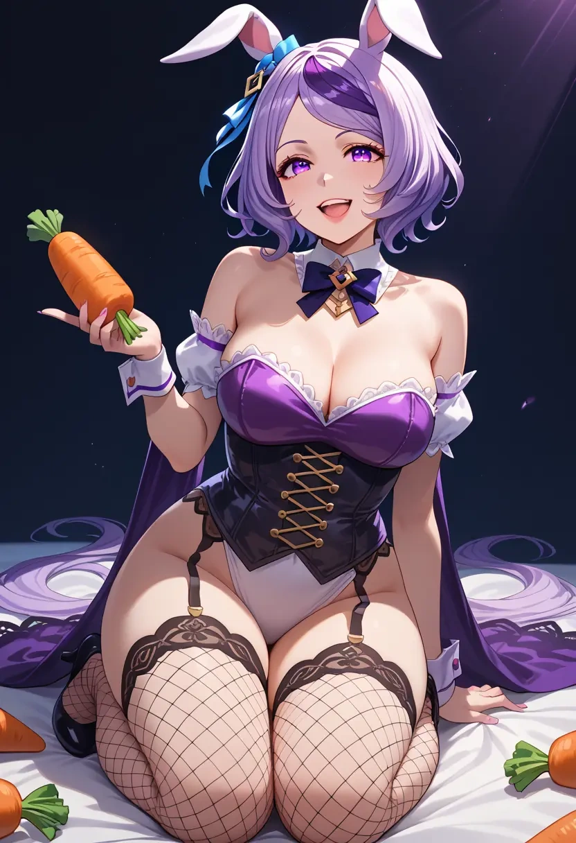 umamusume,curren_chan_(umamusume),bunny girl, sexy,stockings  - 