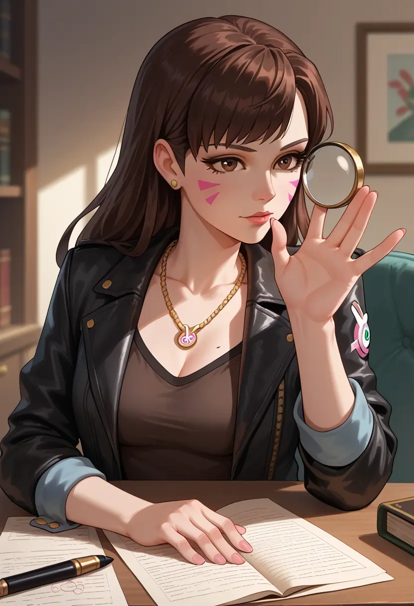 overwatch,d.va_(overwatch),detective  - 