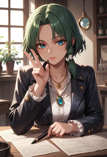 touhou,daiyousei,detective  - AI generated anime art