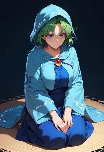 touhou,daiyousei,crop windbreaker,shorts  - AI generated anime art