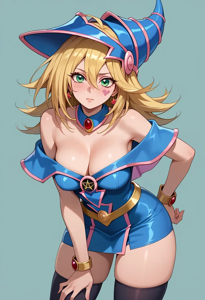 yu-gi-oh!,dark_magician_girl,nurse pantyhose,mini skirt, sexy  - 