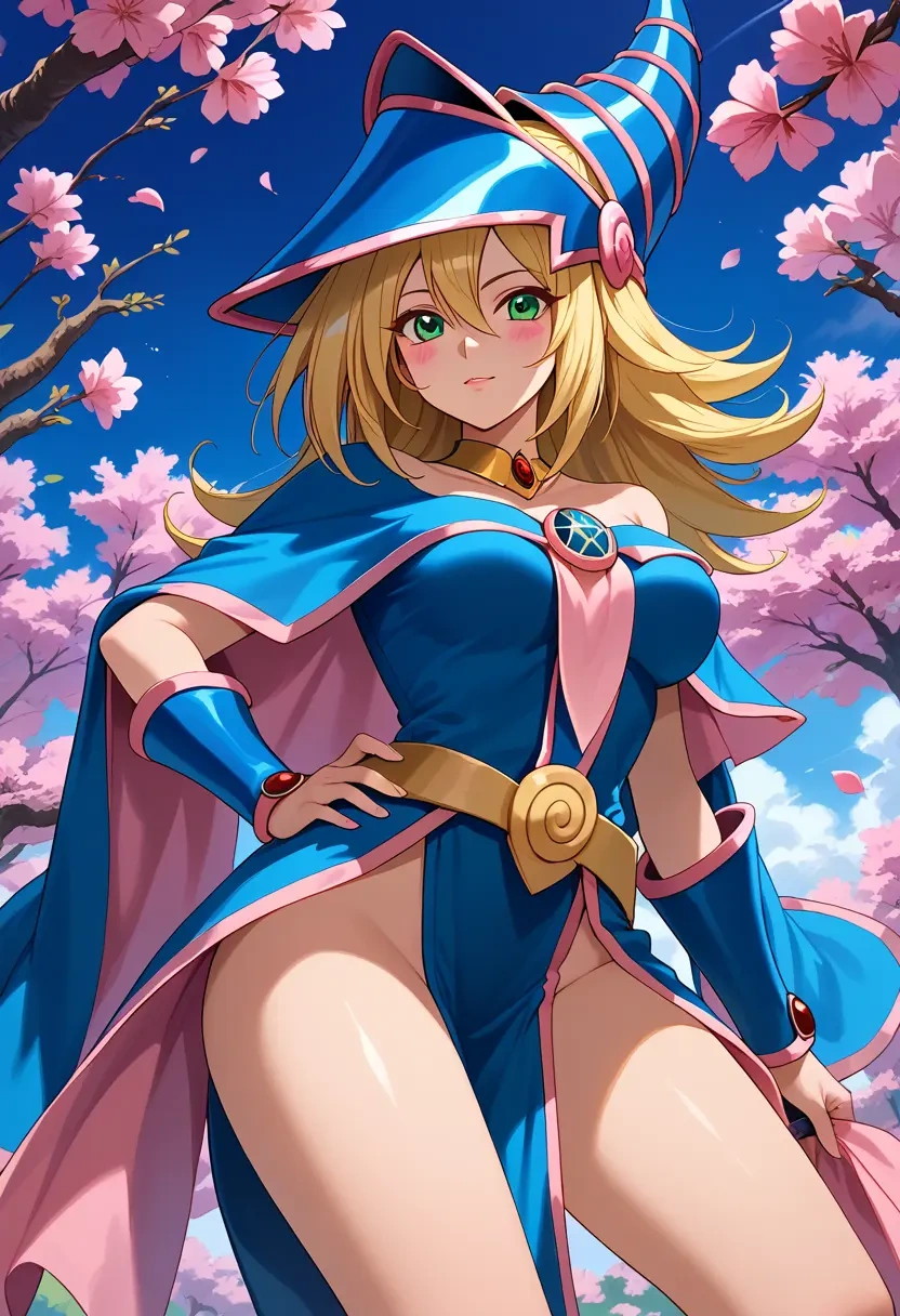 yu-gi-oh!,dark_magician_girl,kimono  - 