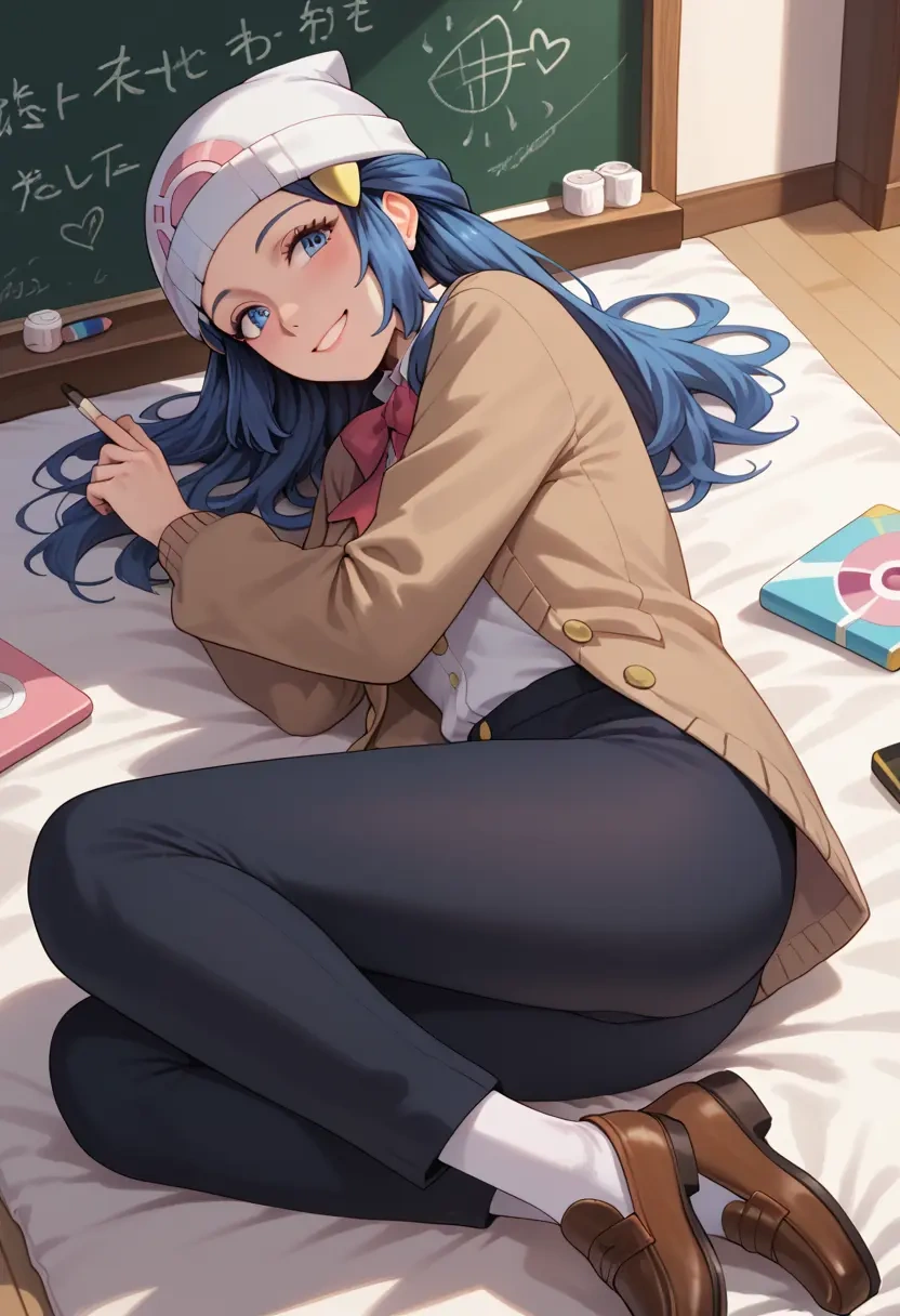 pokemon,dawn_(pokemon),teacher, sweater  - 