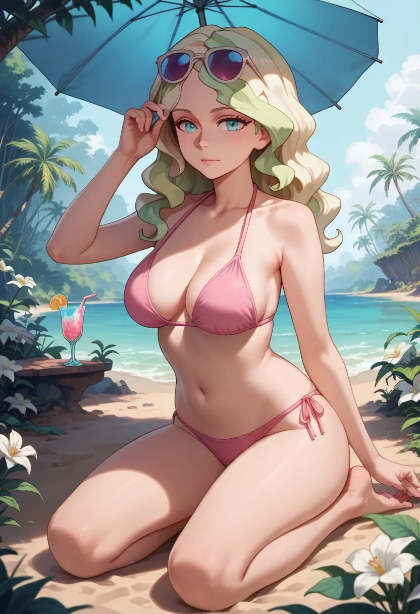 little_witch_academia,diana_cavendish,bikini  - 