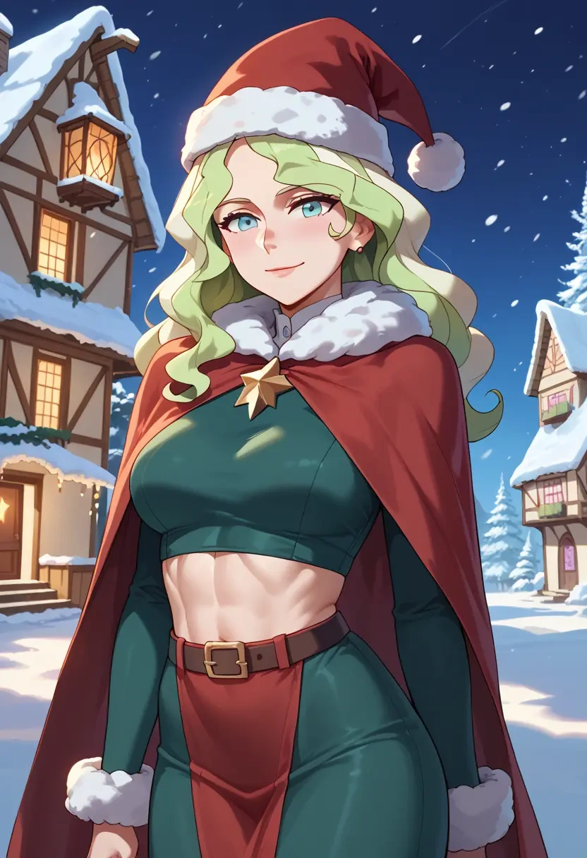 little_witch_academia,diana_cavendish,Christmas,dress  - 