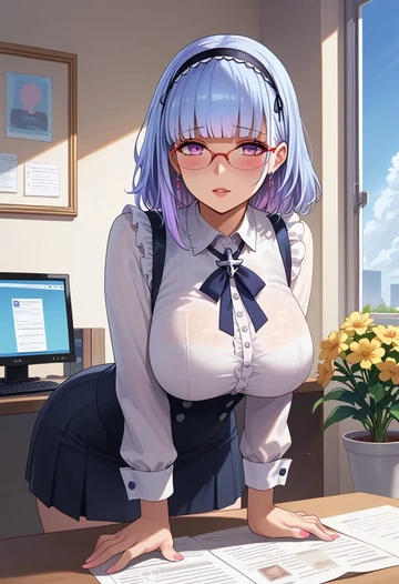 azur_lane,dido_(azur_lane),OL, glasses,  - AI generated anime art