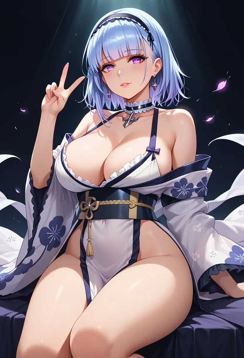 azur_lane,dido_(azur_lane),kimono,sexy  - 