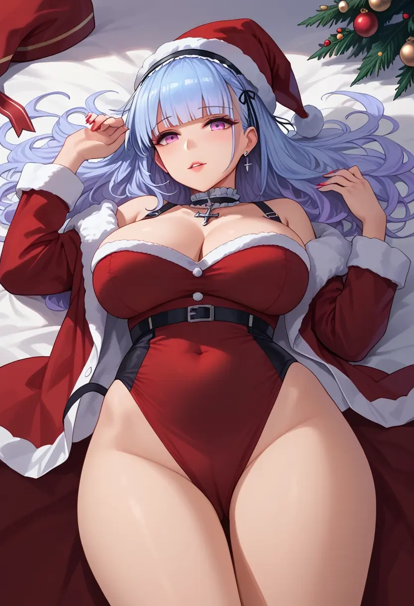 azur_lane,dido_(azur_lane),Christmas,red velvet dress  - 