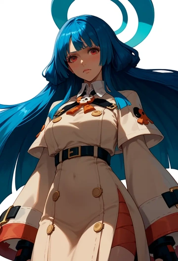 guilty_gear,dizzy_(guilty_gear),mesh graffiti top,dolphin shorts  - AI generated anime art