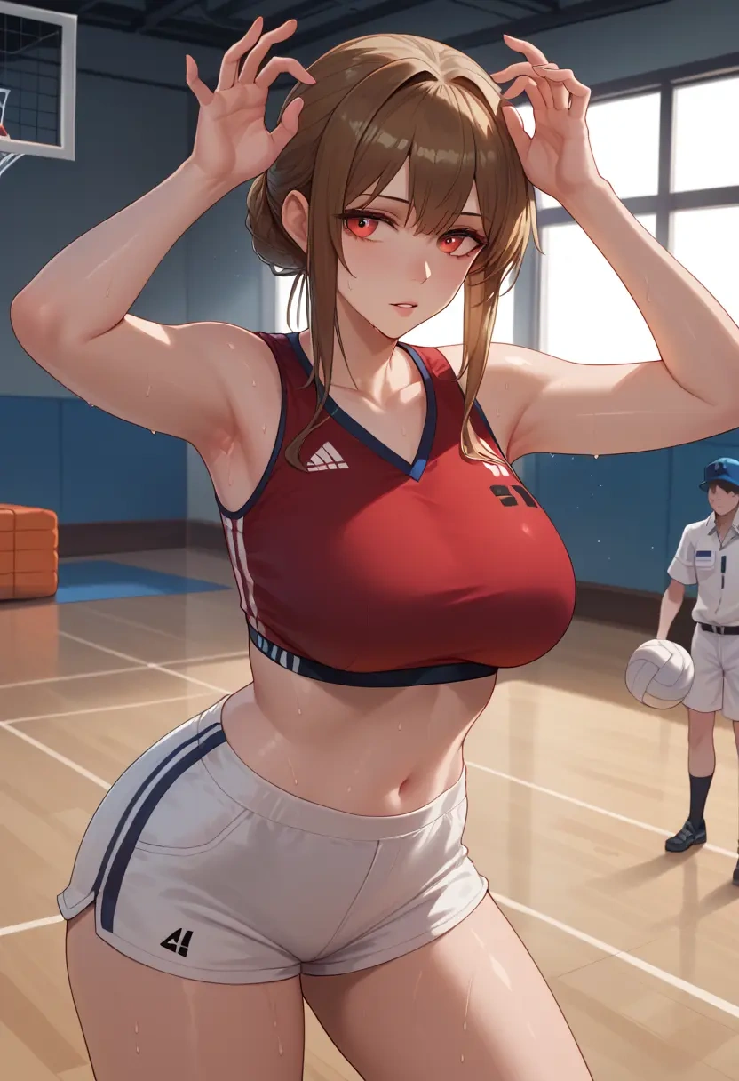 arknights,doctor_(arknights),volleyball uniform  - 