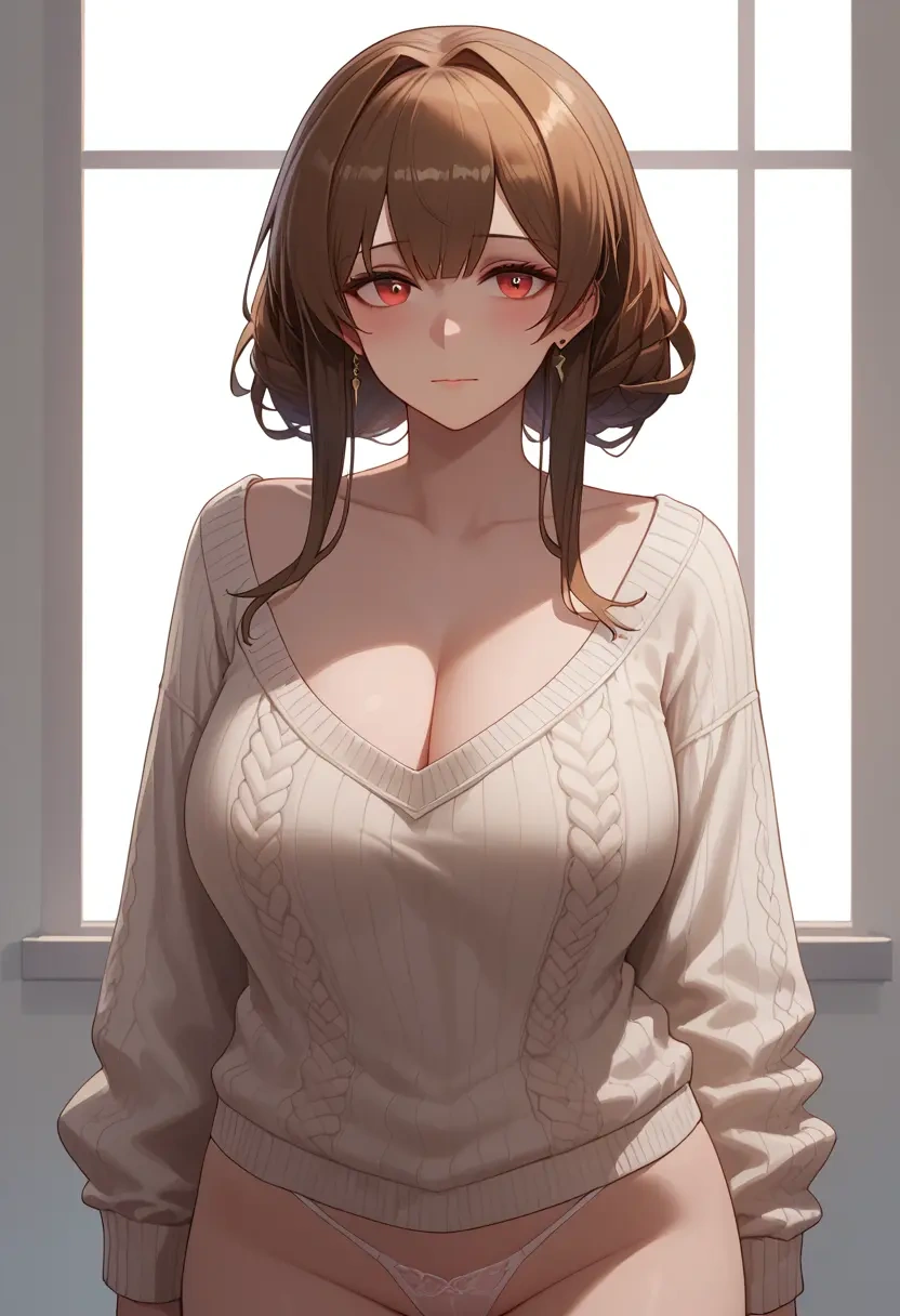 arknights,doctor_(arknights),thong,sweater,sexy  - 