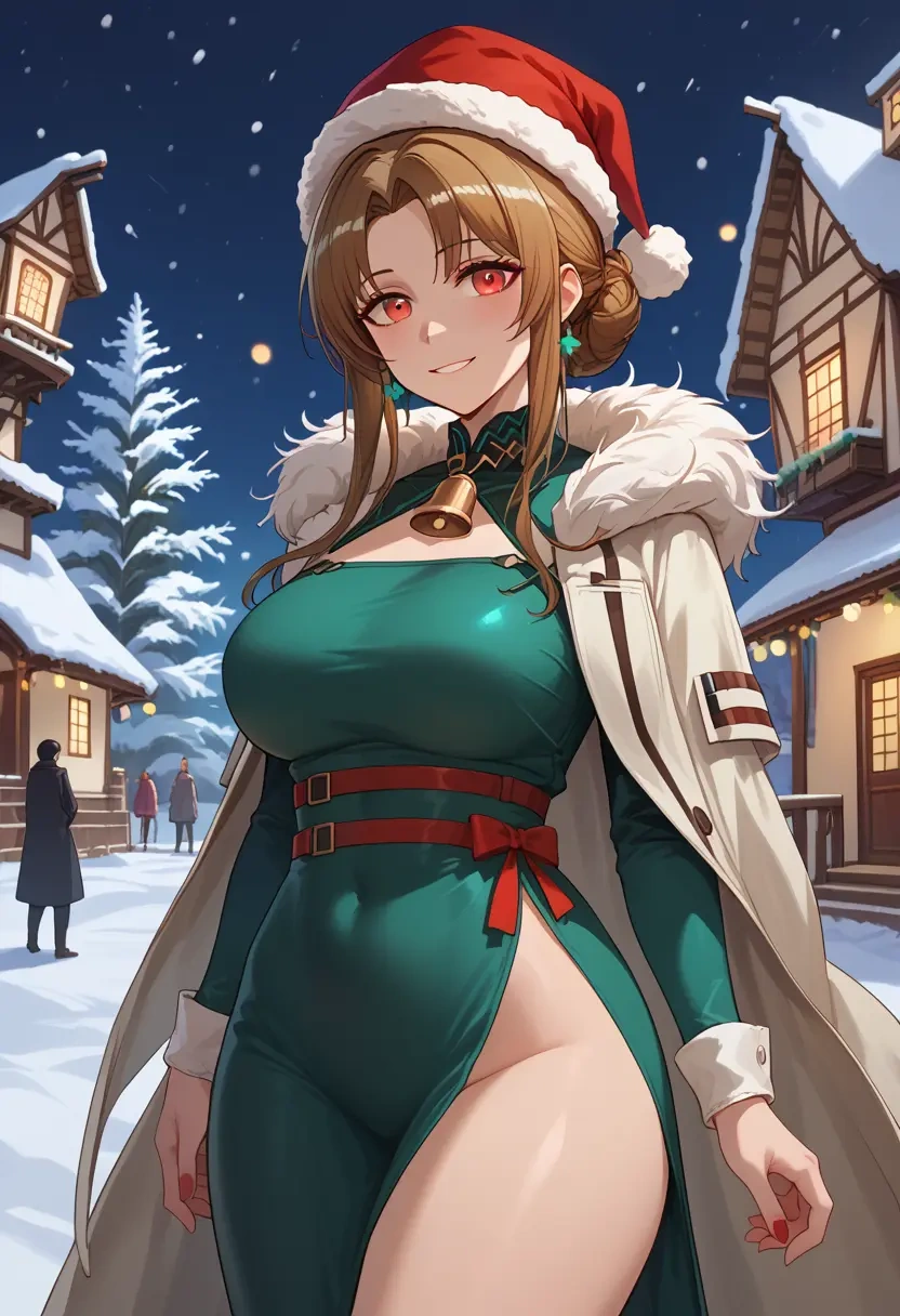 arknights,doctor_(arknights),Christmas,dress  - 