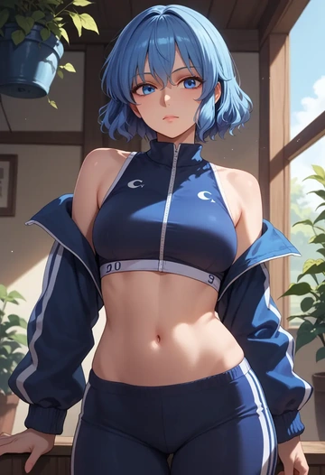 touhou,doremy_sweet,athletic,track suit  - AI generated anime art