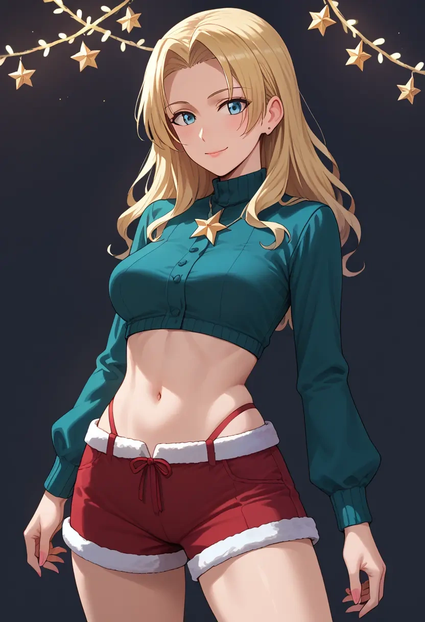 world_witches_series,eila_ilmatar_juutilainen,Christmas,red velvet shorts  - 