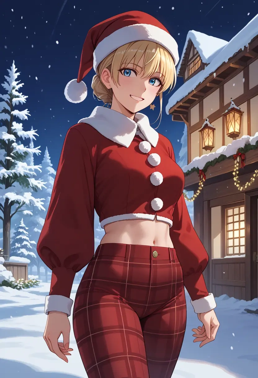 world_witches_series,eila_ilmatar_juutilainen,Christmas,plaid trousers  - 