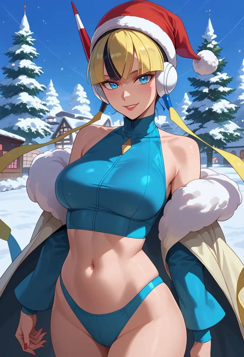 pokemon,elesa_(pokemon),Christmas,dress  - 