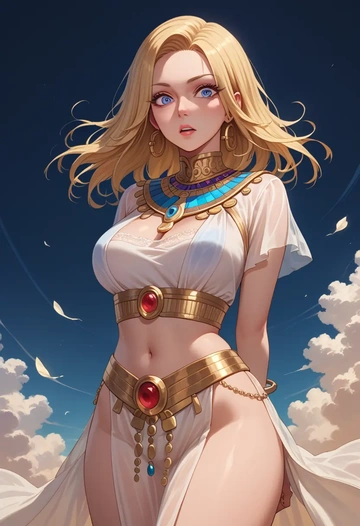 tera_online,elin,Egyptian  - AI generated anime art