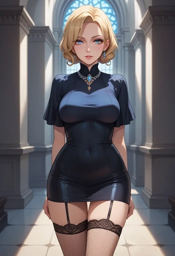 tera_online,elin,secretary,stockings,sexy, panties  - AI generated anime art