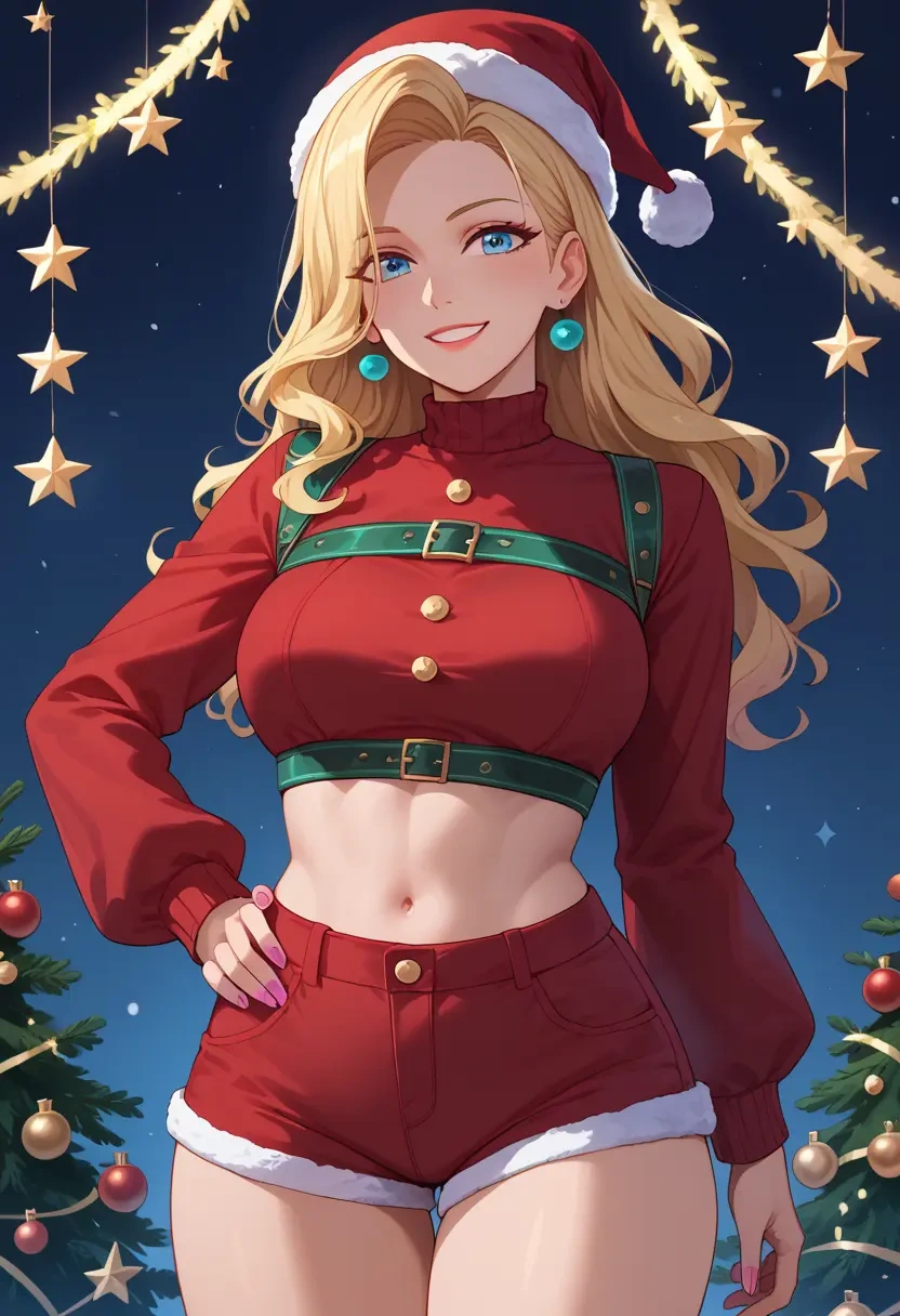 tera_online,elin,Christmas,red velvet shorts  - 