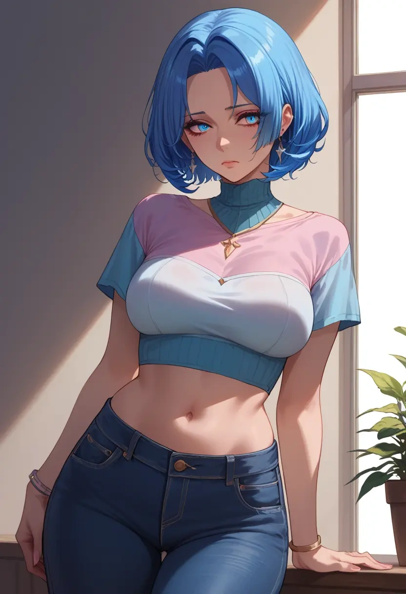 nijisanji,elira_pendora,crop top  - 