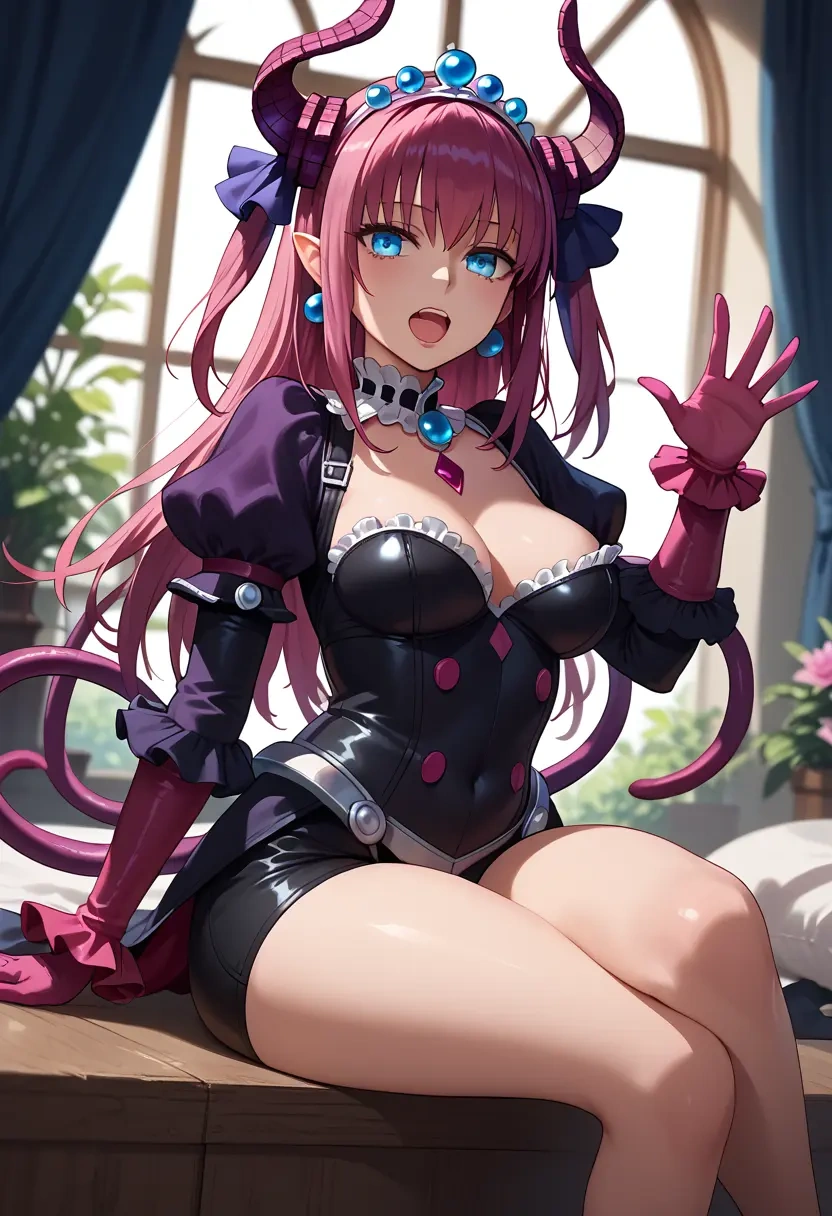 fate_(series),elizabeth_bathory_(fate),leather,shorts  - 