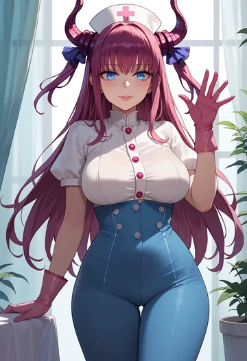 fate_(series),elizabeth_bathory_(fate),nurse  - AI generated anime art