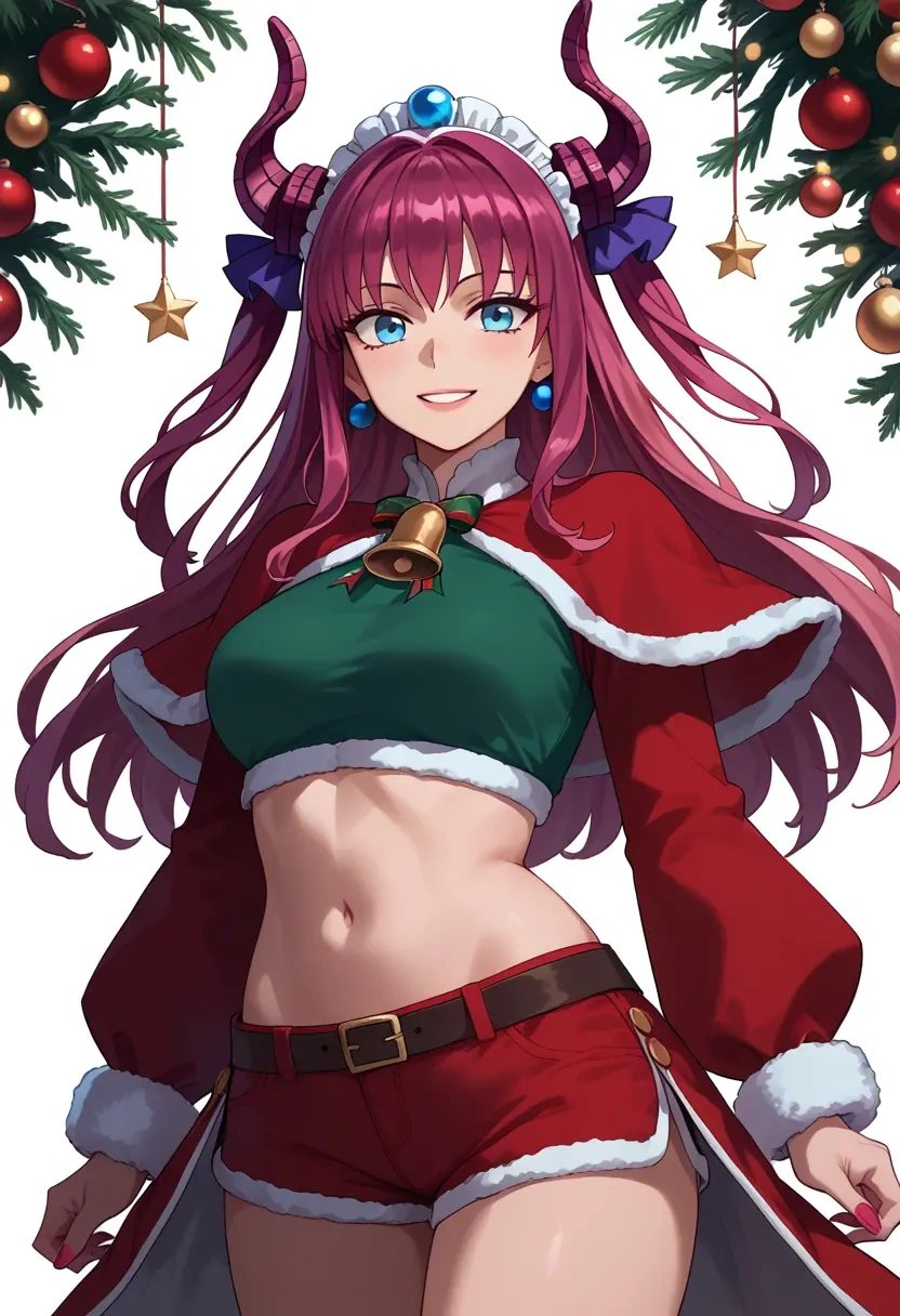 fate_(series),elizabeth_bathory_(fate),Christmas,red velvet shorts  - 