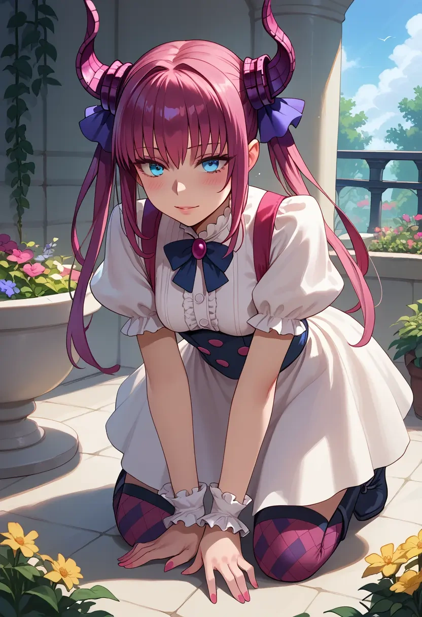 fate_(series),elizabeth_bathory_(fate),shirt dress,belted,stockings  - 