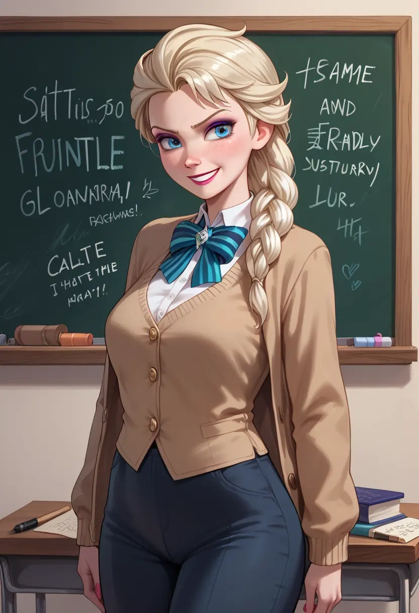 frozen_(disney),elsa_(frozen),teacher, sweater  - 