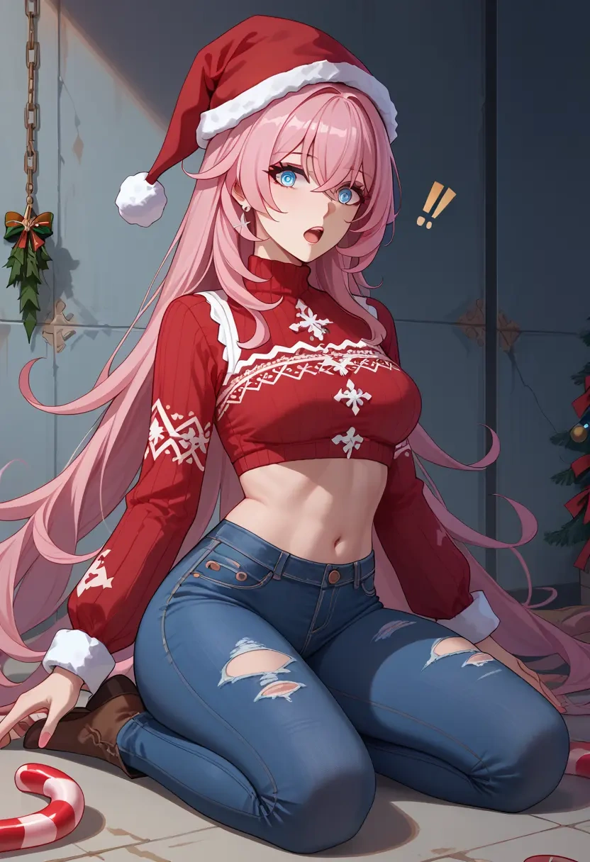 honkai_(series),elysia_(honkai_impact),Christmas  - 