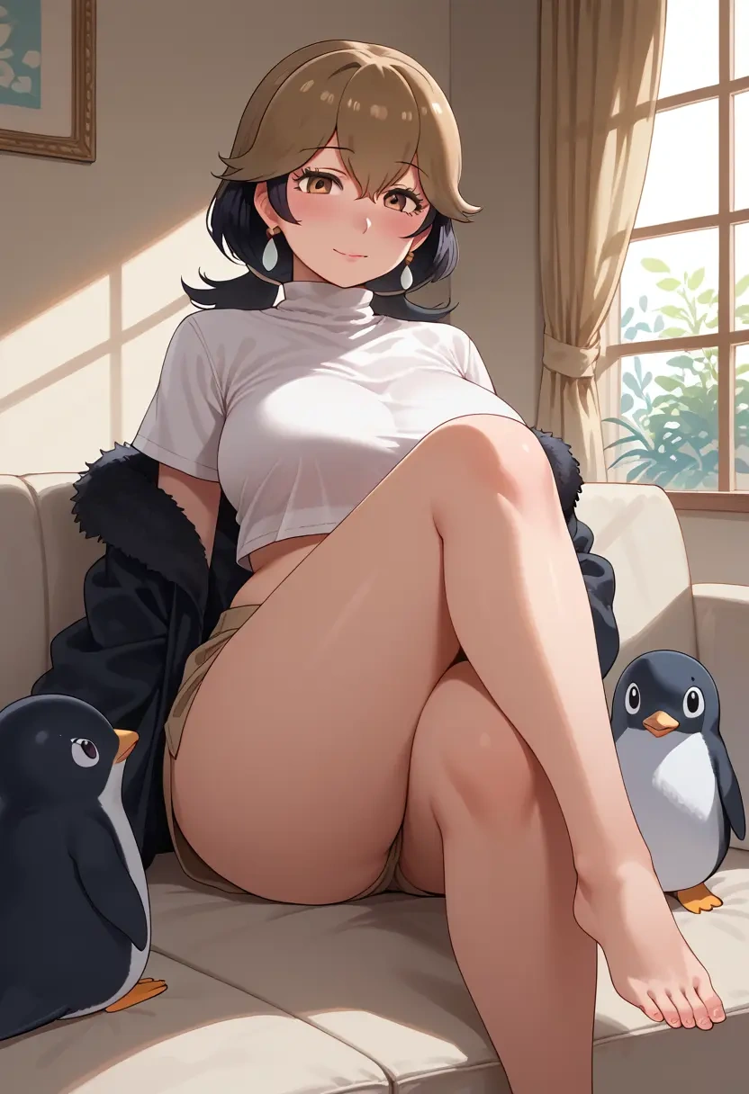 kemono_friends,emperor_penguin_(kemono_friends),crop top  - 