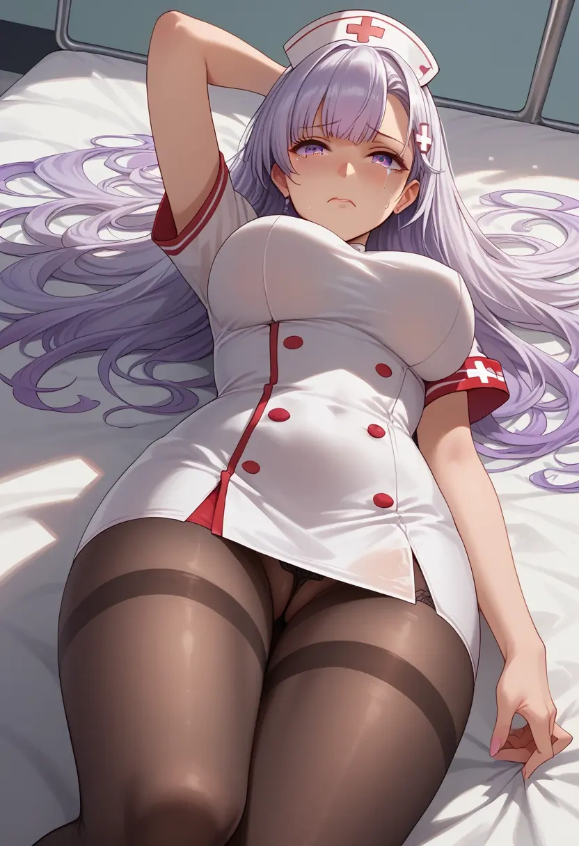 azur_lane,enterprise_(azur_lane),nurse pantyhose,mini skirt, sexy  - 