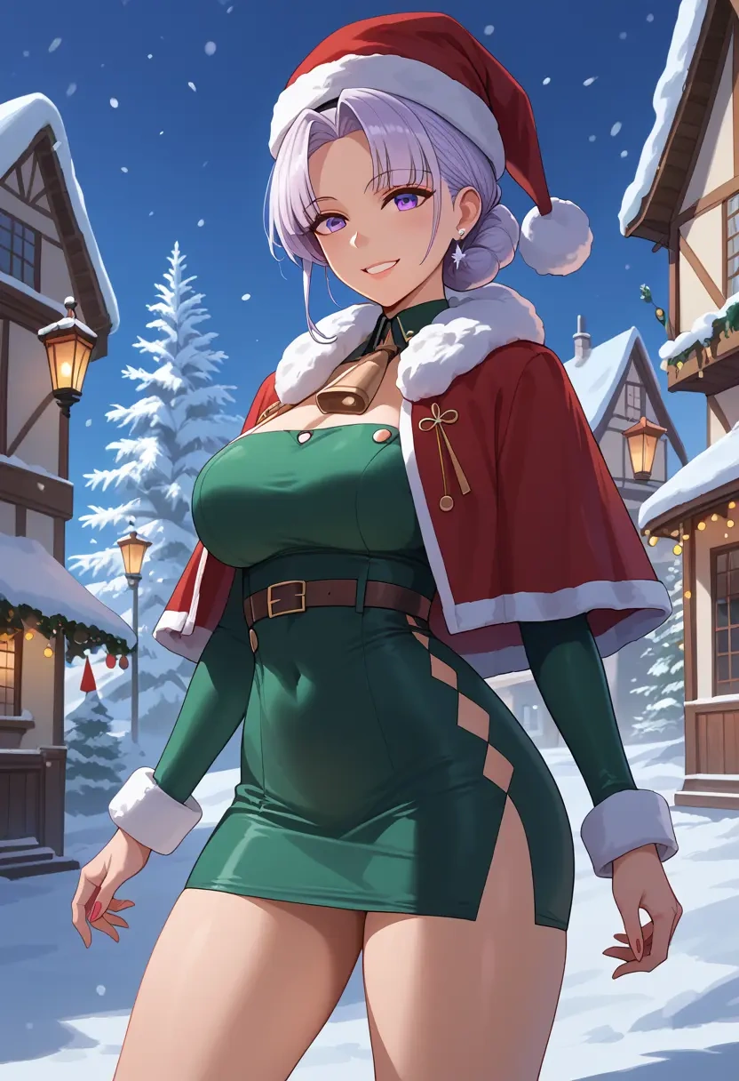 azur_lane,enterprise_(azur_lane),Christmas,dress  - 