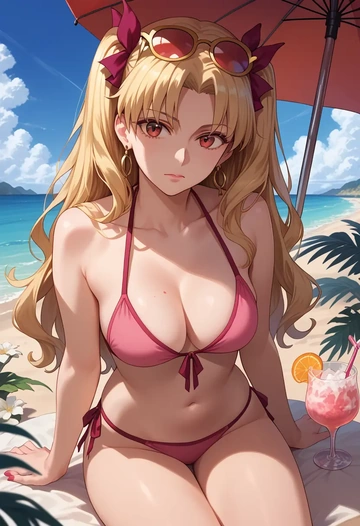 fate_(series),ereshkigal_(fate),bikini  - AI generated anime art